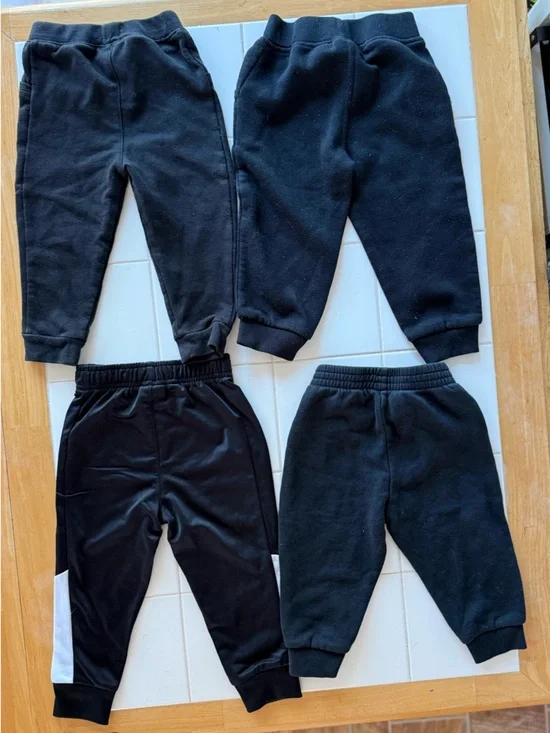 Toddler Baby Boy 24 month Lot Black Athletic Sweatpants Nike Champion Timberland - Picture 13 of 13